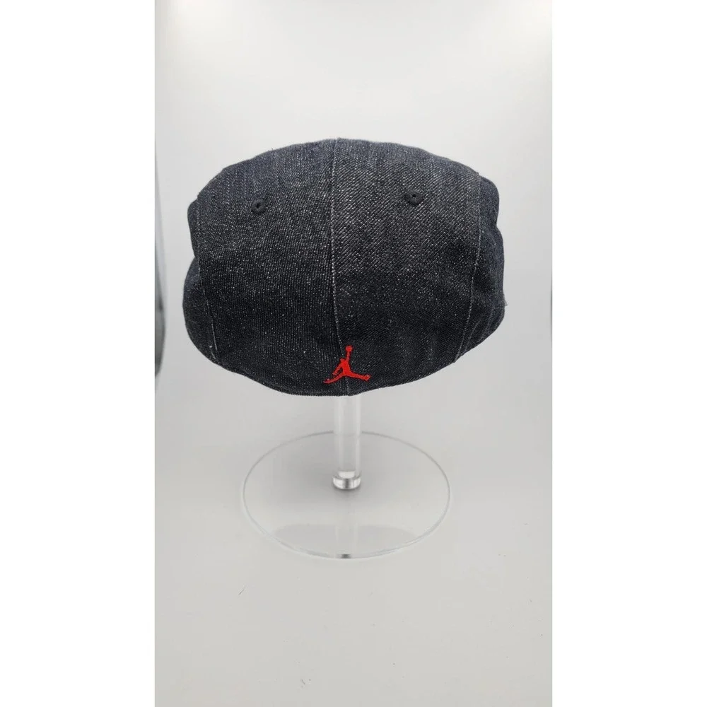 Jordan XL Hat Newsboy Gatsby Cap Dark Denim Jeans Bakerboy Country Flat Rare